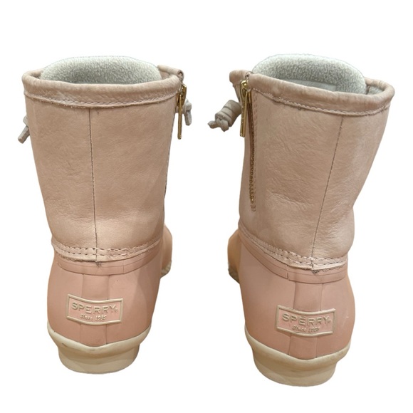 Sperry Saltwater Duck Boots in Light Pink - Picture 7 of 11